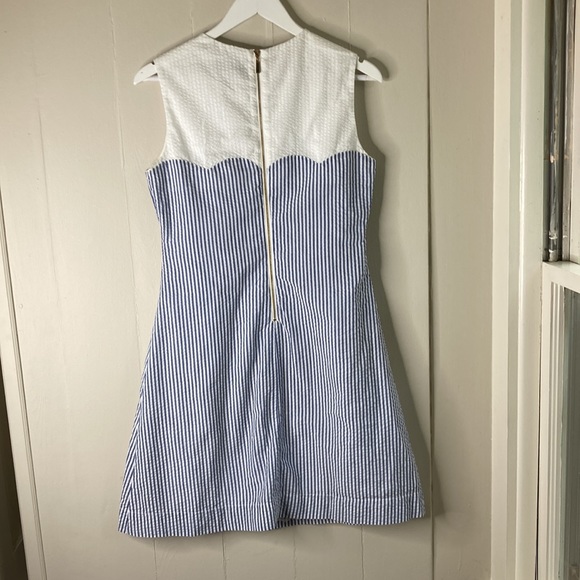 Duffield lane nautical seersucker summer dress size small - Picture 6 of 12